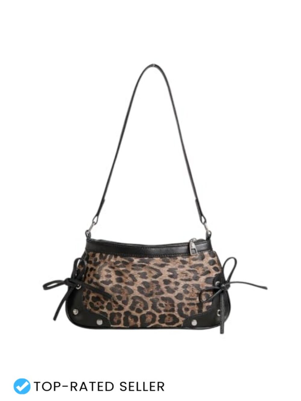 Women's Clutch Crossbody Bag Leopard Purse Y2k Adjustable Shoulder